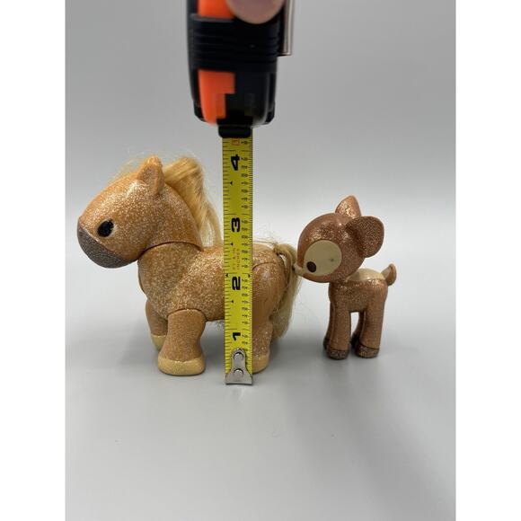 Disney Animators Figure Glitter W/ Elsa Anna Maximus Rabbit Lot Of 9 Figures - Picture 7 of 11